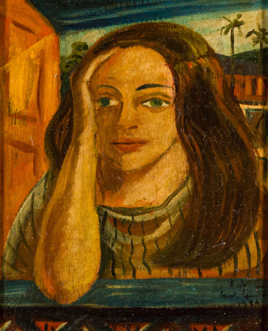 Emiliano di Cavalcanti - Mulher na janela
