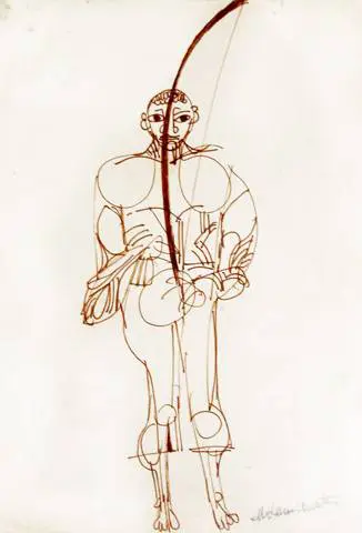 Aldemir Martins - Tocador de Berimbau - Dec 50