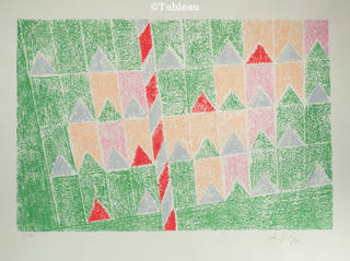Alfredo Volpi - Bandeiras e mastro