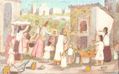 Estudo para o mural "o Pão"