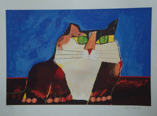 Aldemir Martins - Gato marrom