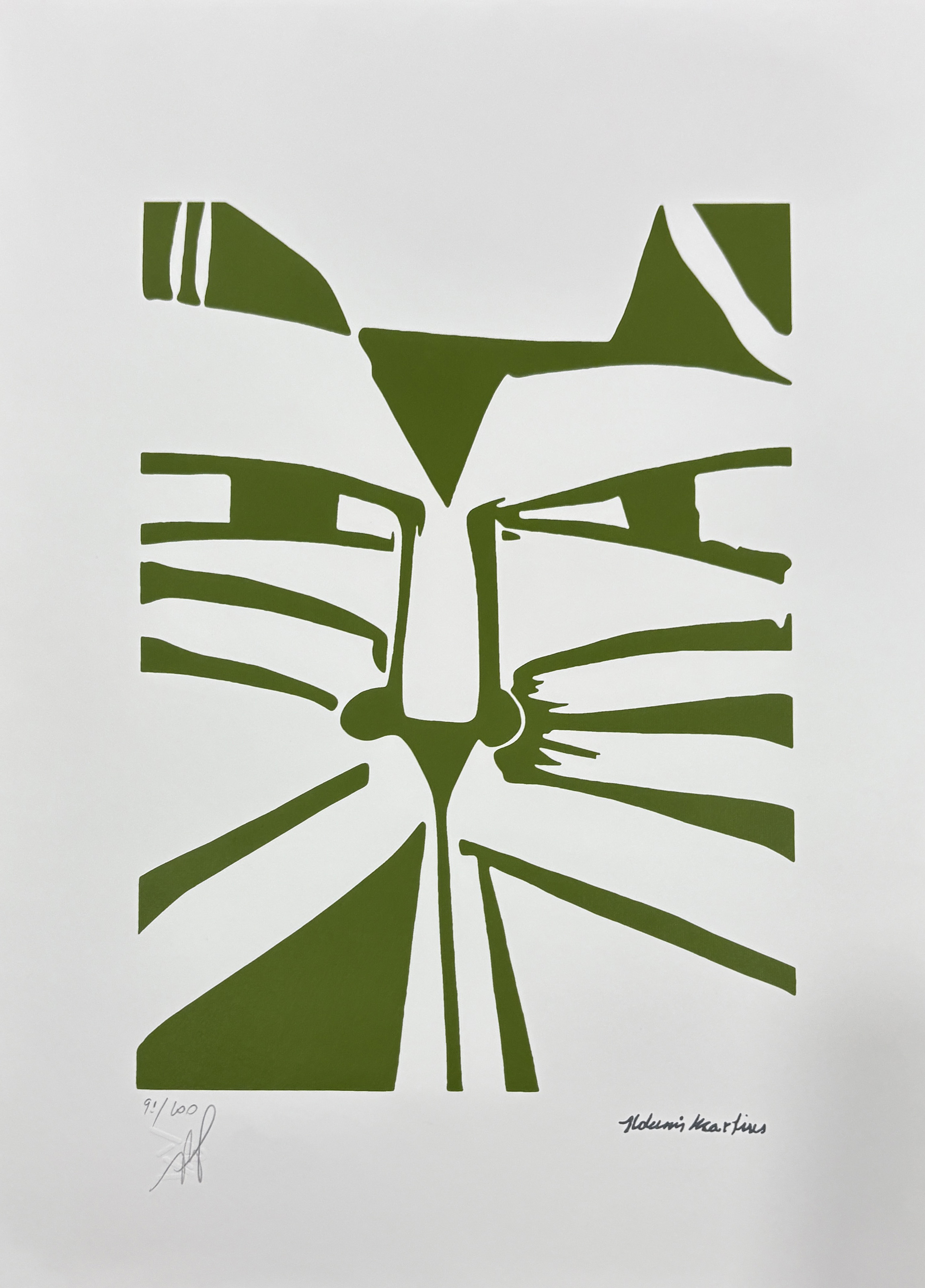 Aldemir Martins - Gato Verde