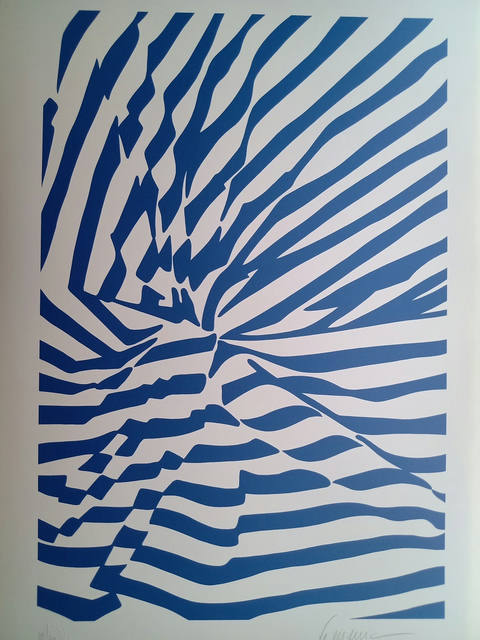 Tecido azul