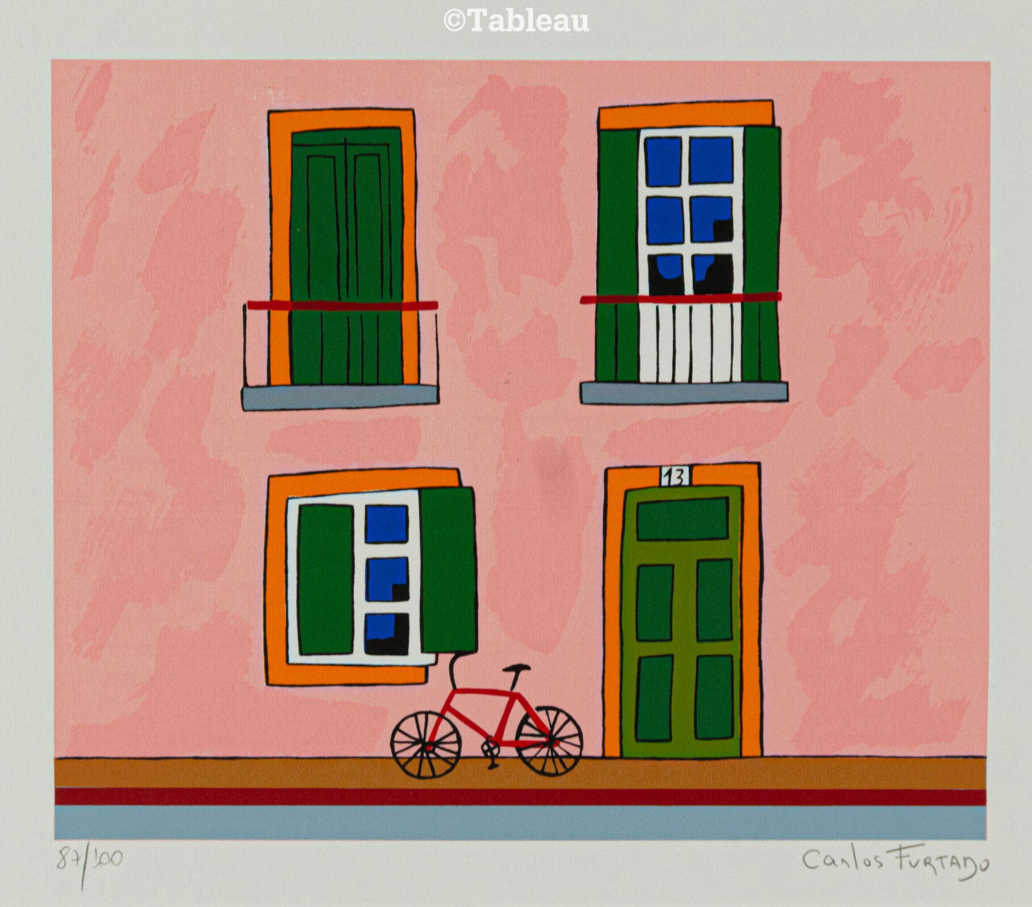 Fachada rosa