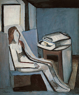 Aldo Bonadei - Figura Sentada