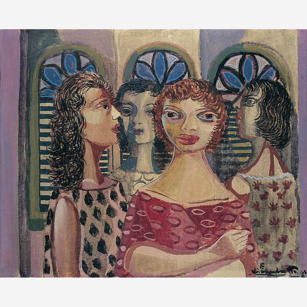 Emiliano di Cavalcanti - Quatro Mulheres