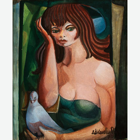 Mulher com Pomba
