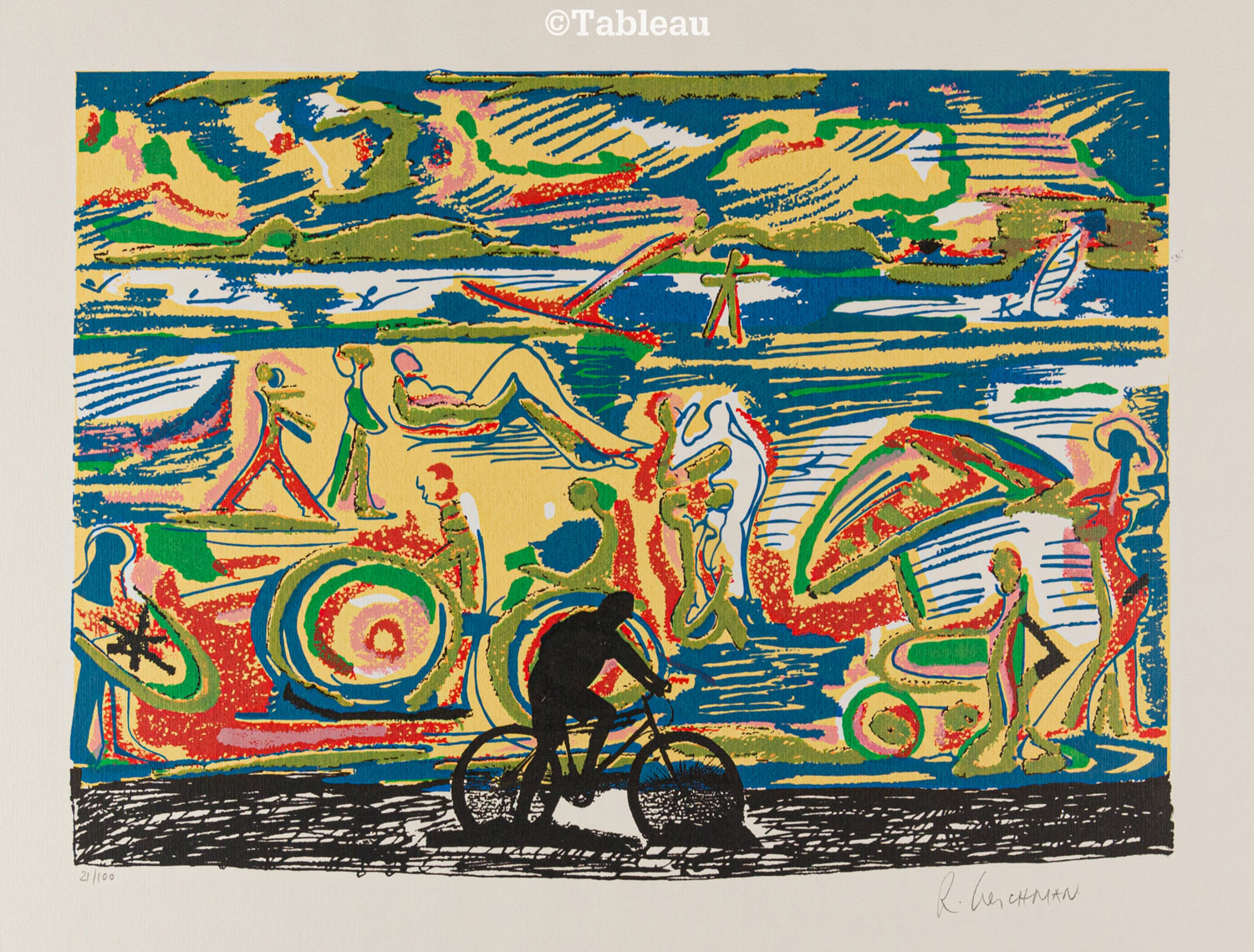 Rubens Gerchman - Na praia