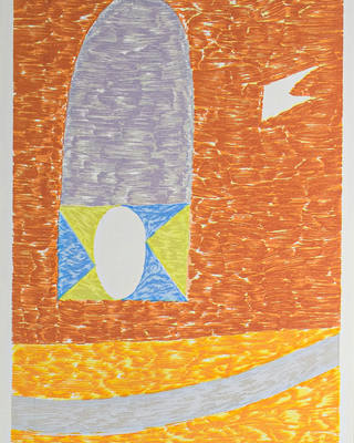 Alfredo Volpi - Fachada, ovo e bandeira