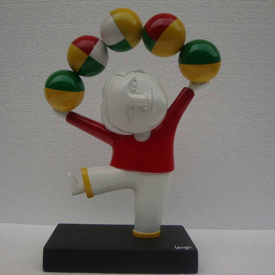 Inos Corradin - Equilibrista vermelho