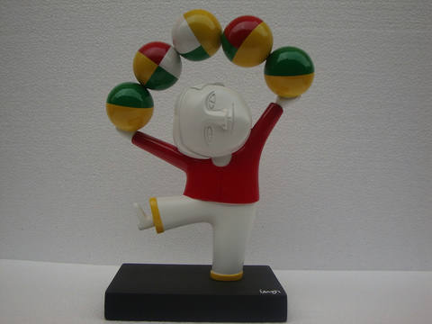 Equilibrista vermelho
