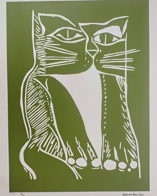 Aldemir Martins - Gato Verde