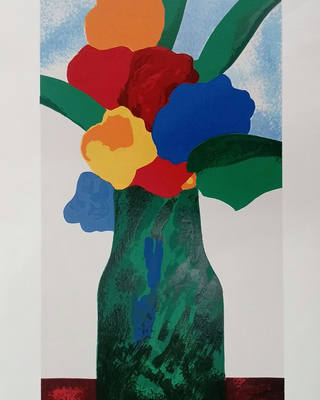 Aldemir Martins - Vaso com flores