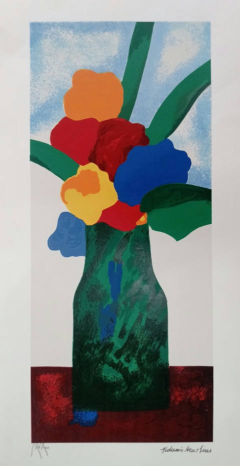 Vaso com flores