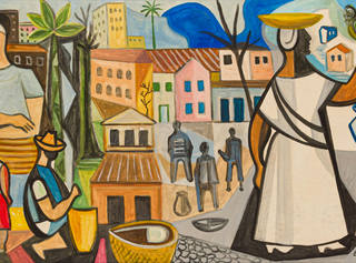 Emiliano di Cavalcanti - Figuras e casario