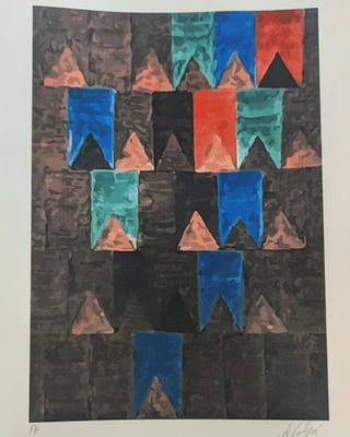 Alfredo Volpi - Bandeirinhas P.a