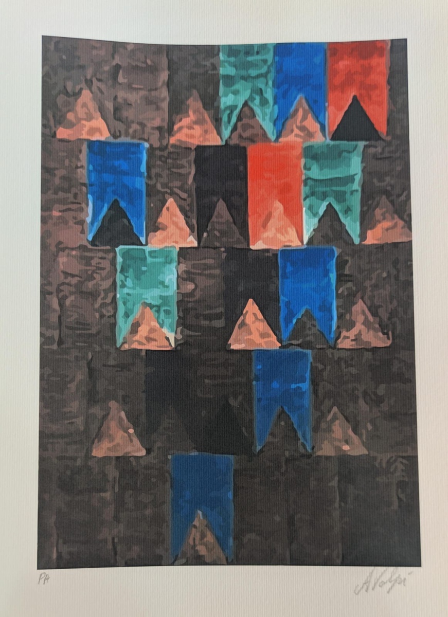 Alfredo Volpi - Bandeirinhas P.a