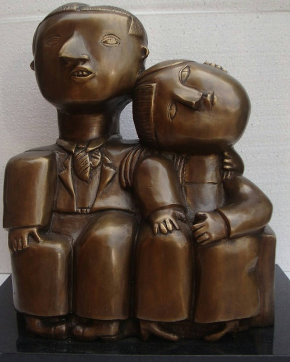 Inos Corradin - Casal Sentado