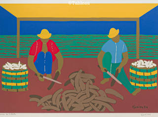 Djanira da Motta e Silva - Descascando mandioca