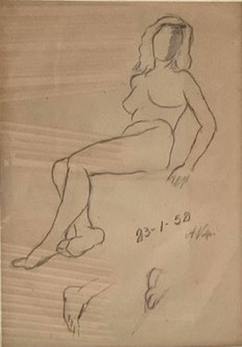 Mulher sentada