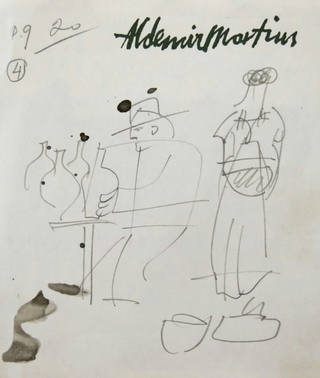 Aldemir Martins - Estudo (s/ data)