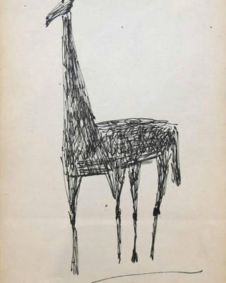 Aldemir Martins - Girafa