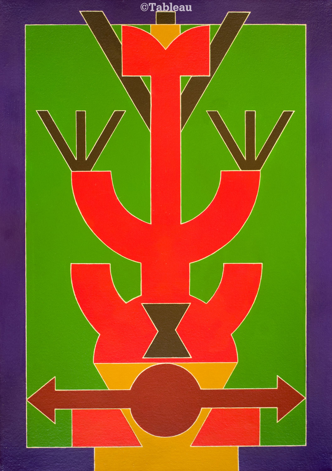 Rubem Valentim - Emblema 84