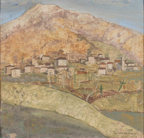 Paisagem de Magnano, no Piemonte