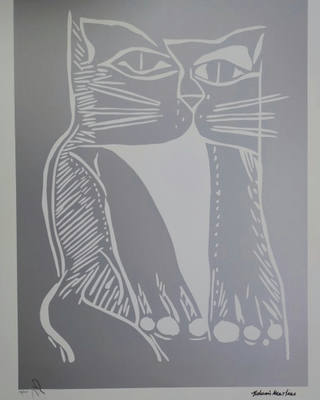 Aldemir Martins - Gato Prateado