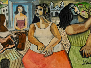Emiliano di Cavalcanti - Serenata na praça