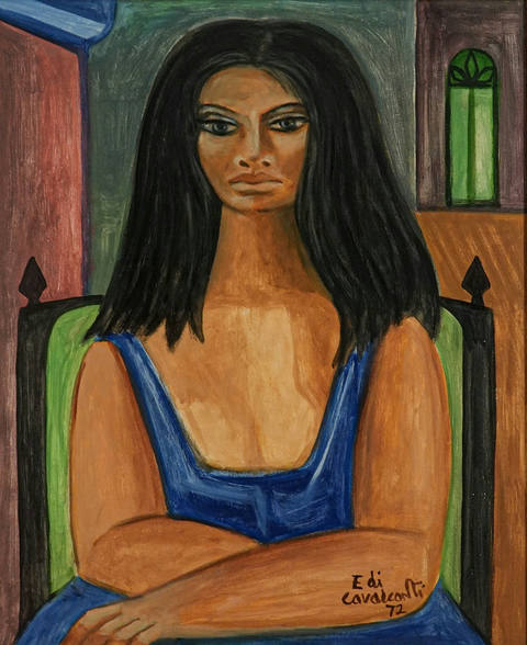 Mulata de azul