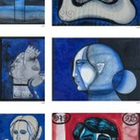 Conjunto de 6 Desenhos