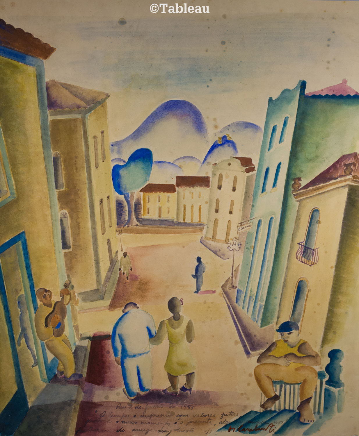 Emiliano di Cavalcanti - Paisagem