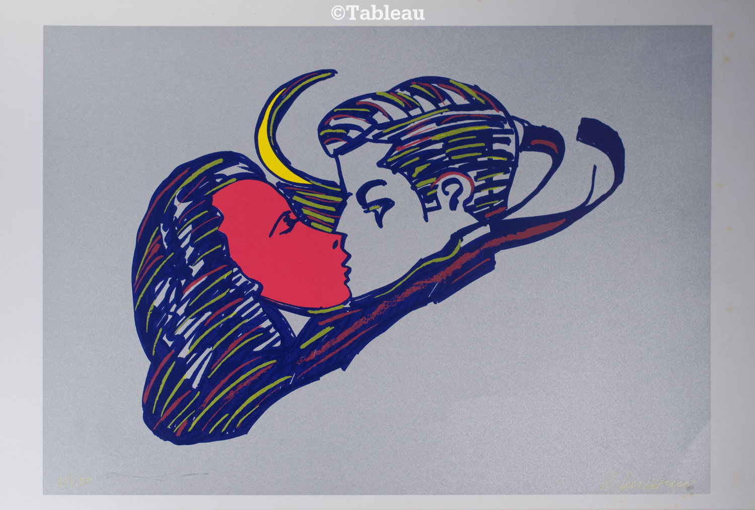 Rubens Gerchman - O beijo