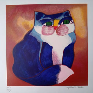Aldemir Martins - Gato Azul