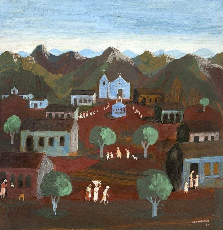 Aldeia com Igreja
