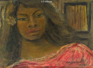 Emiliano di Cavalcanti - Mulata de rosa