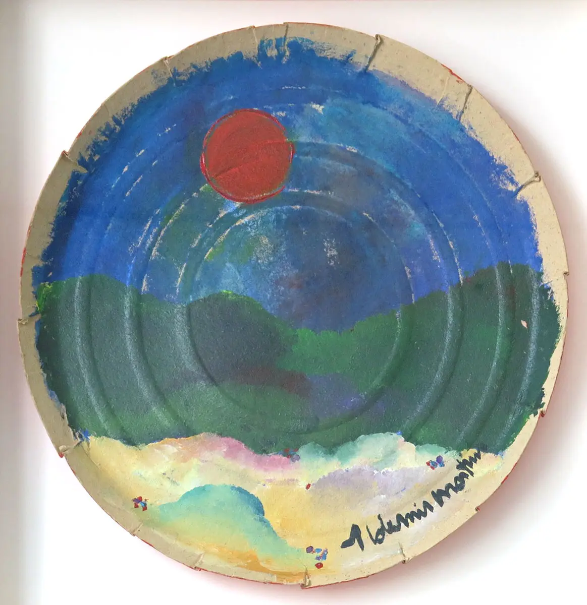 Aldemir Martins - Paisagem com sol
