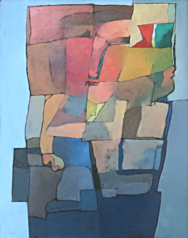 Figura Seduta com Bandiera