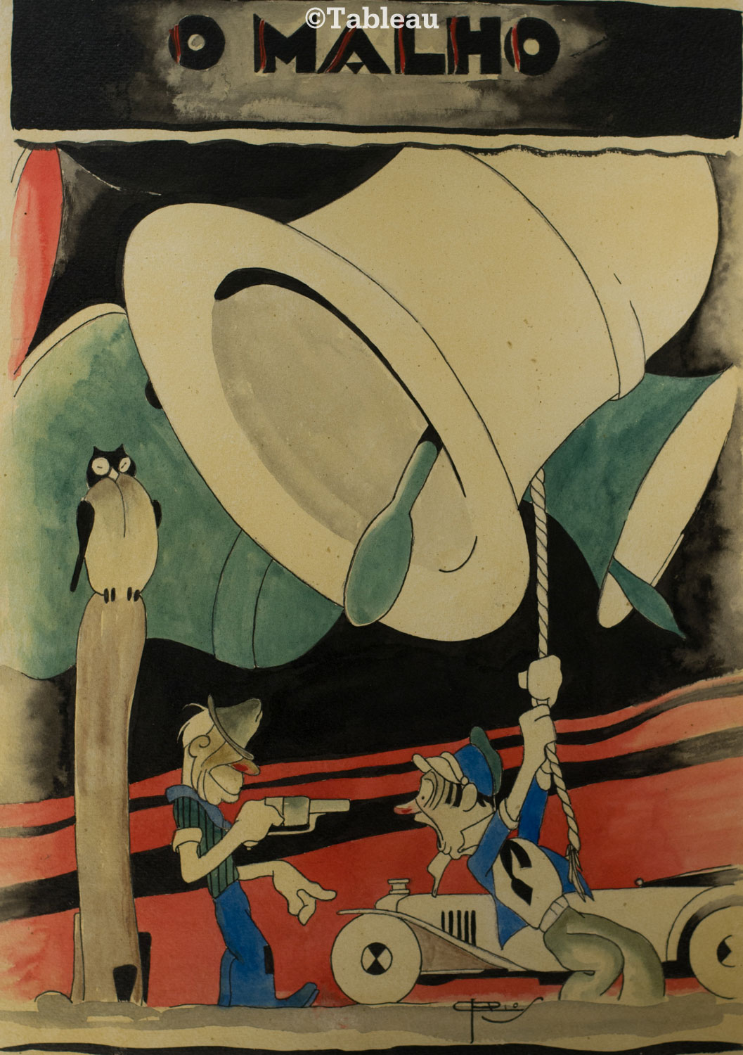 J. Carlos - Capa da Revista o malho