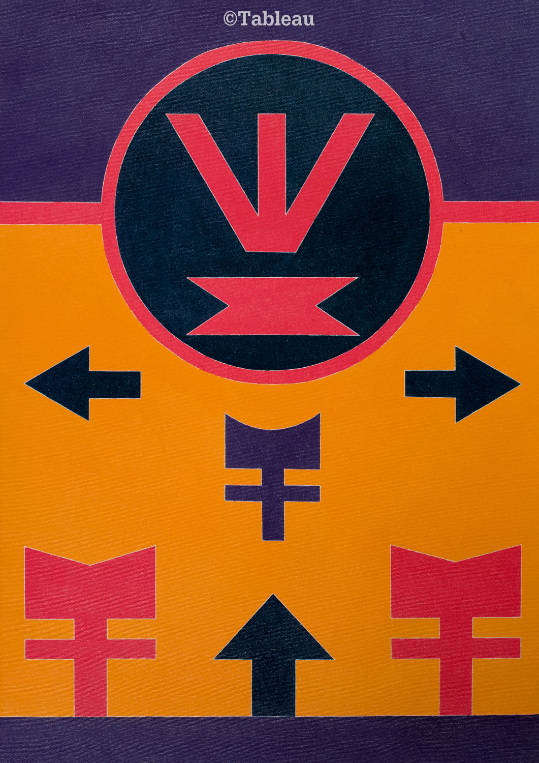 Rubem Valentim - Emblema 86