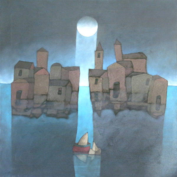 Inos Corradin - Luar no mar de Veneza