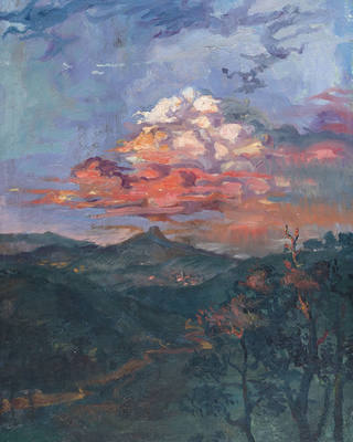 Aldo Bonadei - Paisagem