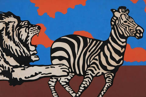 O Leão e a Zebra