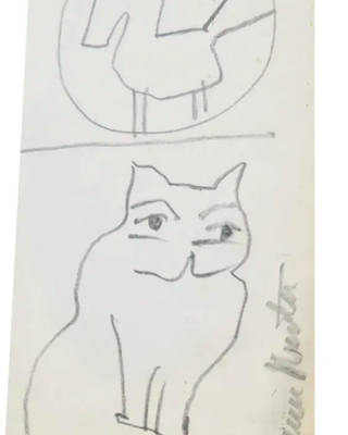 Aldemir Martins - Cavalo e Gato