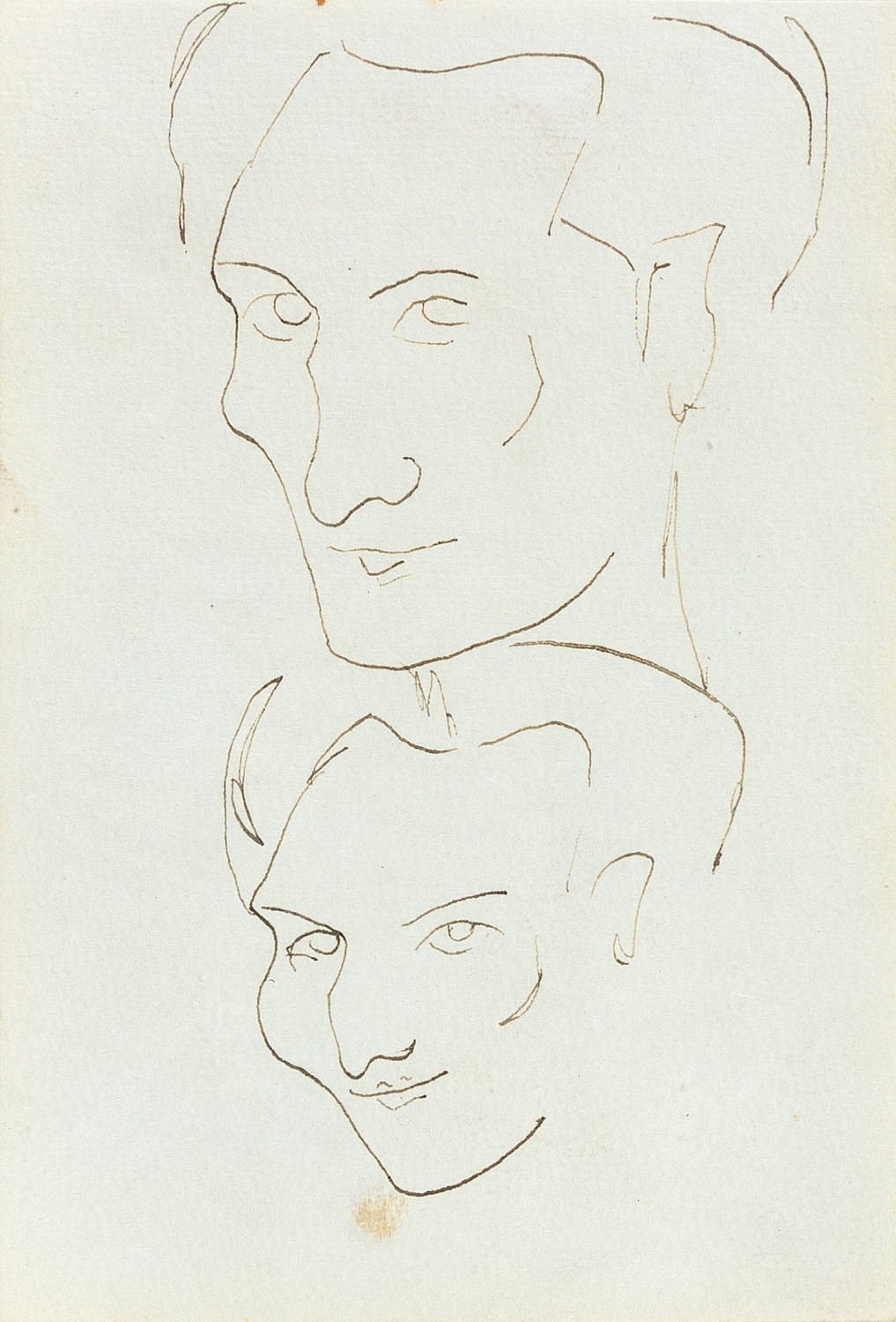 Dois Estudos de Autorretrato