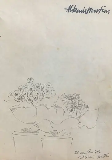 Aldemir Martins - Vaso de flores