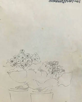 Aldemir Martins - Vaso de flores