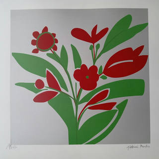 Aldemir Martins - Flores Vermelhas