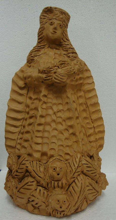 Imagem - belíssima escultura em terracota